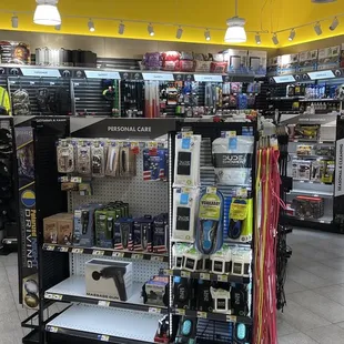 the inside of a store
