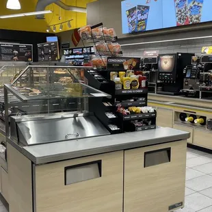 the inside of a store