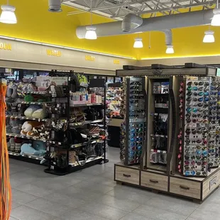 the inside of a store