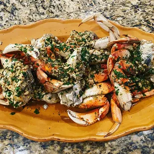 Roasted garlic crab BAM!!