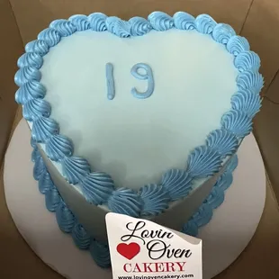 The cake I received.