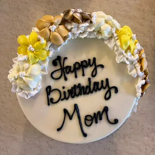 Mom's birthday cake