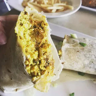 Southwest Breakfast Burrito/bowl available til 3pm