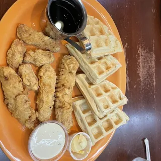 Chicken And Waffles available til 3pm