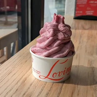 Strawberry shortcake Cookie dough and raspberry