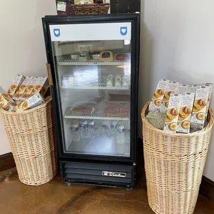 a display of pastries and pastries