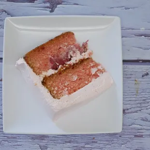 Strawberry Sour Cream Cake