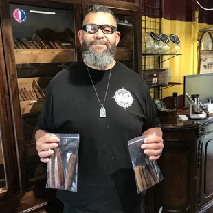 Just got into town for the weekend! Highly recommend buying some of the best Hand Rolled Cigars around. Personal favorite the Cognac infused