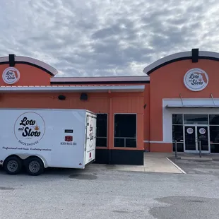 the outside of the building