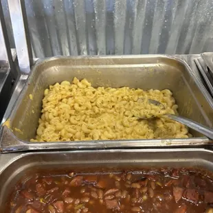 Mac n cheese &amp; baked beans