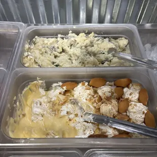 Potato salad &amp; banana pudding