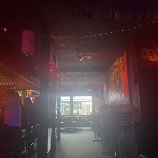 people sitting at the bar