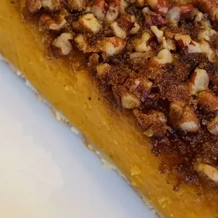 Homemade Twisted Sweet Potato Pie w/brown sugar butter pecan topping