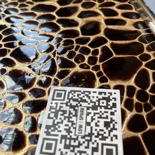 Scan this to see the drink selection. It&apos;s first rate.