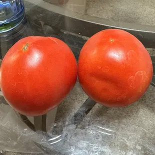 My first ripened tomatoes