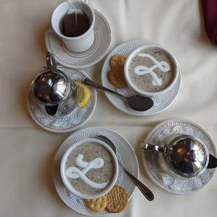 High tea course 2 - mushroom soup