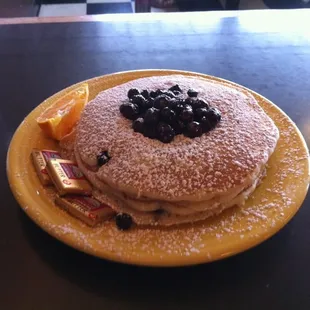 Blueberry pancakes