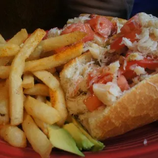 Dungeness crab roll mmm