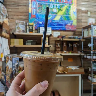 Coffee in the shop