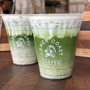 Meet your new favorite summer drink: Iced Lavender Coconut Matcha Latte with Vanilla Cold Foam!