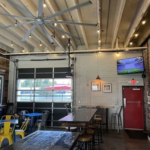 a view of the inside of the building