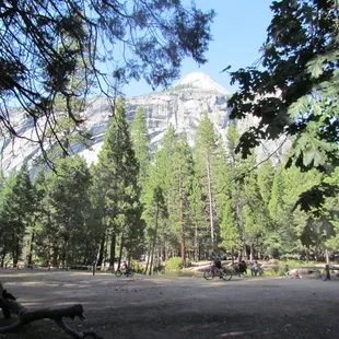 Lower pines river beach entrance.