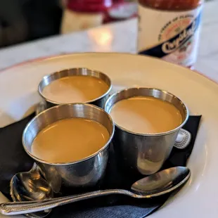 January 13, 2024; Complimentary Chicory Panna Cotta.