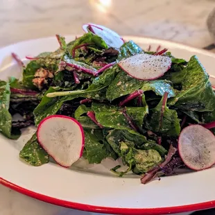 January 13, 2024; Salade Verte ($12).