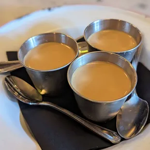 December 2, 2023; Complimentary Chicory Panna Cotta.