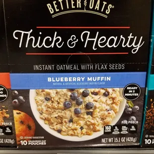 Thick &amp; hearty blueberry muffin!