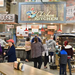 customers at the counter