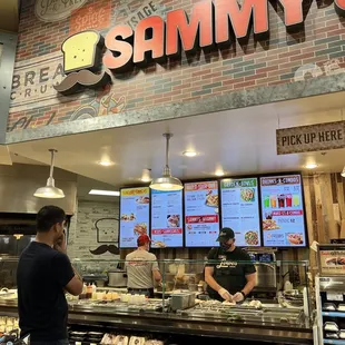 customers in the store