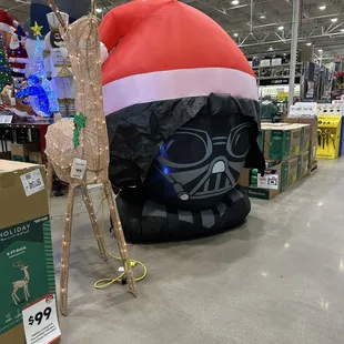 Santa darth Vader