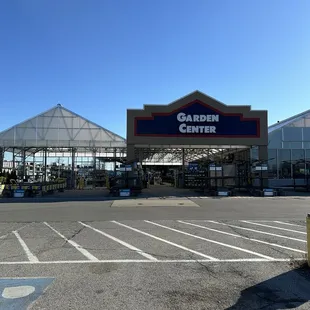 Garden center entrance