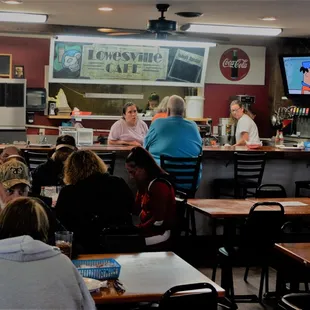 Seats available at the Counter