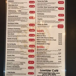 Menu Jan 2024