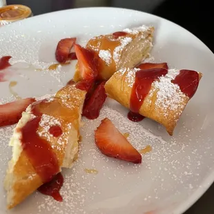Delicious fried cream cheese dessert thing