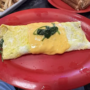 Florentine omelette