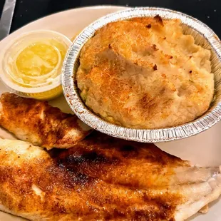 Phoebe's haddock is delicious!