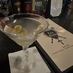 Dirty martini.