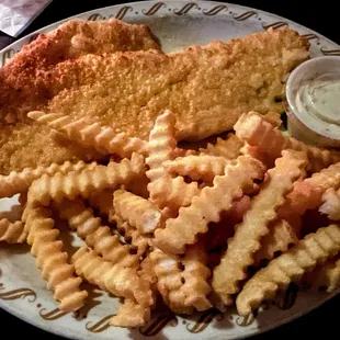 Parmesan crusted haddock is amazing!