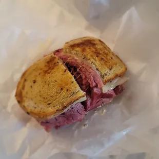 Ruben. Mmmmm Good and Worth the money. If rating - 4.5/5.  Just wanted a little stronger flavor