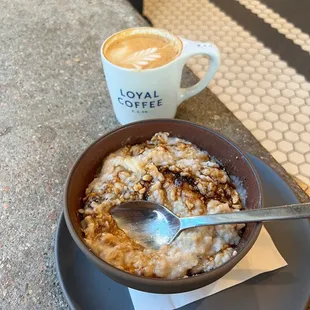 Cardamom latte, Porridge