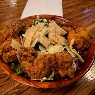 Royal Caeser ($4) + Crispy Chicken ($4)