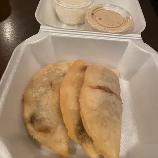 Mushroom empanadas