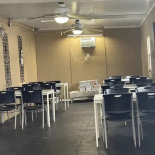 Outside seating area