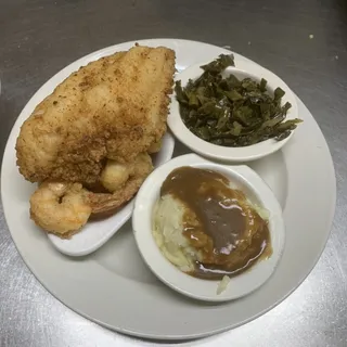 Fish and Shrimp Combo