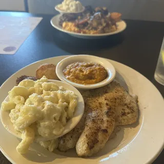 Grouper Dinner and 2 sides