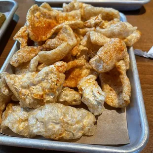 Pork Rinds.  Nice seasoning.