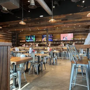 Inside restaurant